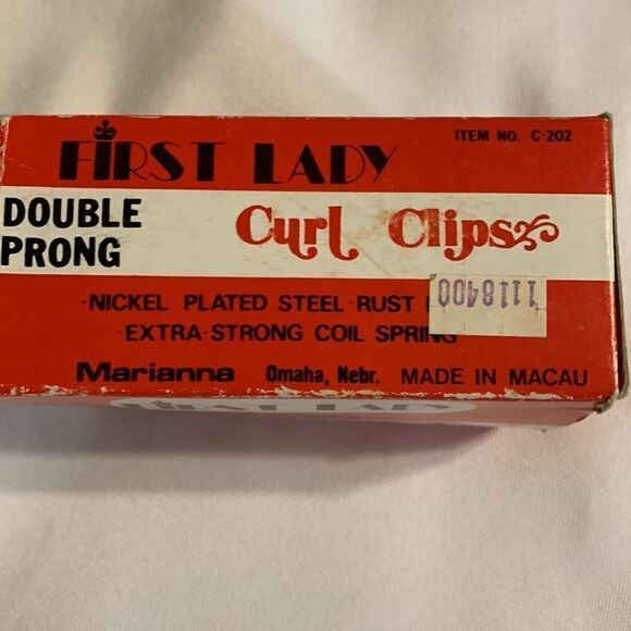 First lady double prong curl clips - Picture 3 of 4